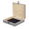 Makerflo Natural Pine Wood Cigar Box, Hinged Back & Front Clasp, Black Felt Lined, 8.5" x 8" x 2.4", Ideal for Craft - (Laser Engraving, Epoxy, UV DTF, and Vinyl)
